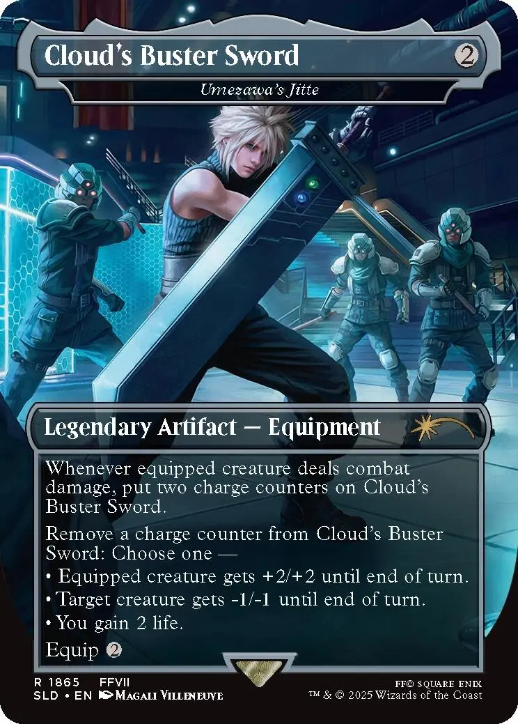 Cloud's Buster Sword - Umezawa's Jitte [Secret Lair Drop Series] 1