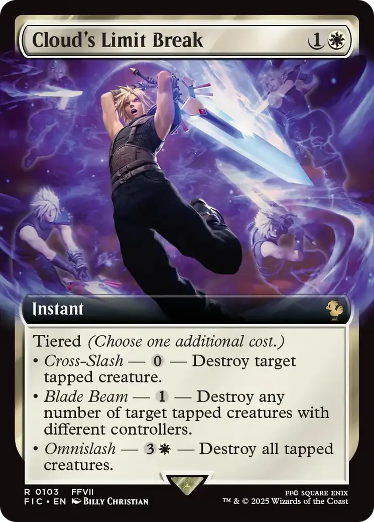 Cloud's Limit Break (Extended Art) [Final Fantasy Commander] 1