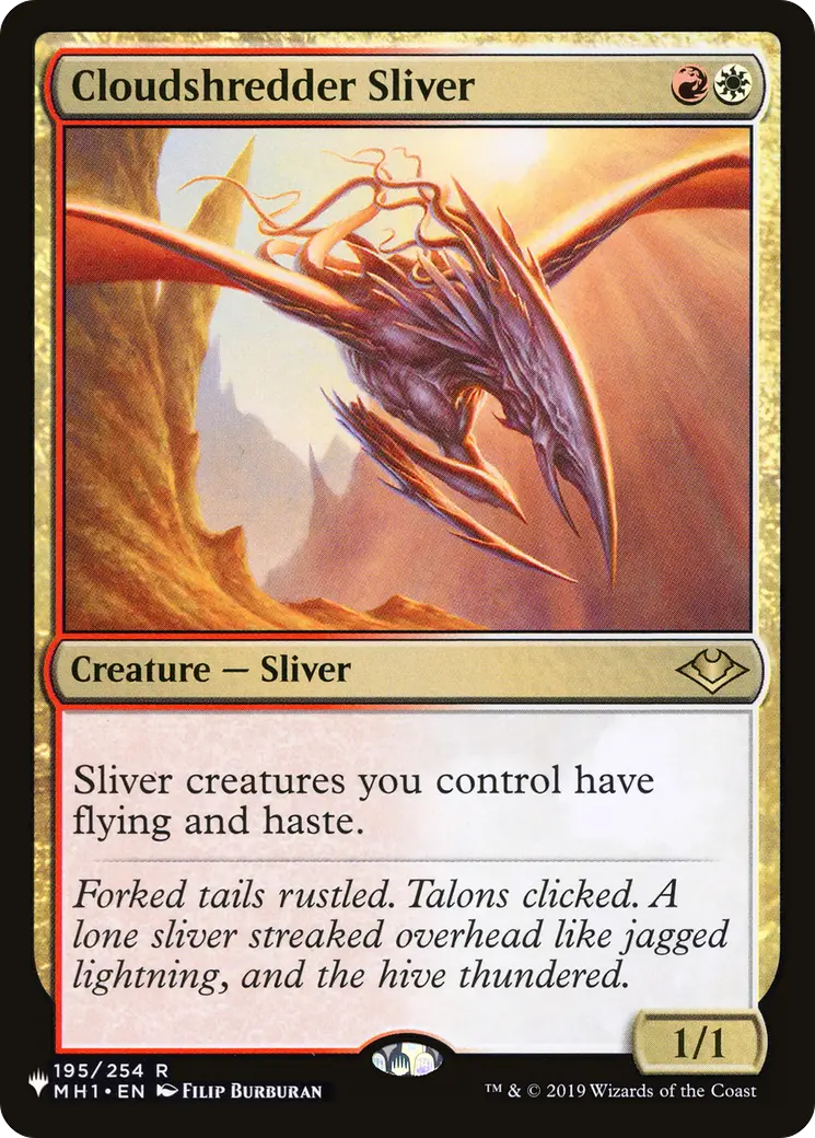Cloudshredder Sliver (Mh1) [The List] 1