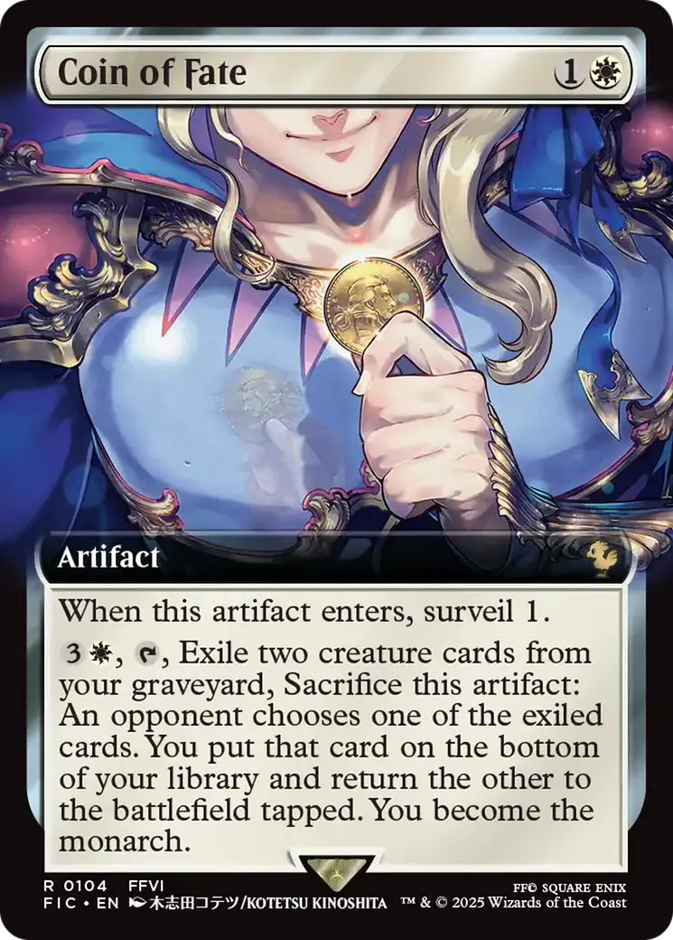Coin Of Fate (Extended Art) [Final Fantasy Commander] 1