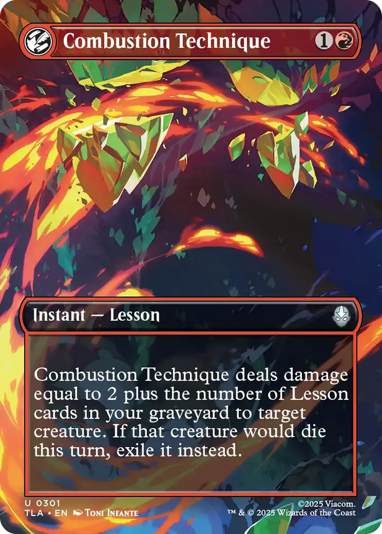 Combustion Technique (Borderless) [Avatar: The Last Airbender] 1