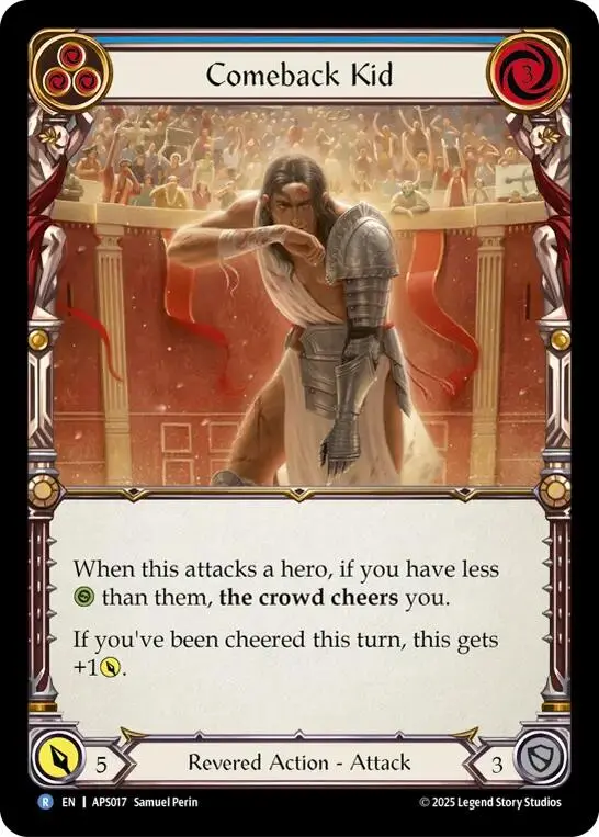 Comeback Kid (Blue) [Aps017] (Armory Deck: Pleiades) 1