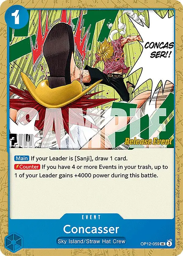 Concasser [Legacy Of The Master Release Event Cards] 1