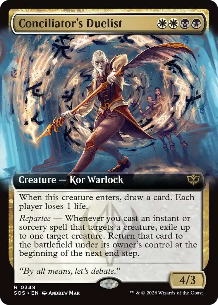 Conciliator's Duelist (Extended Art) [Secrets Of Strixhaven] 1