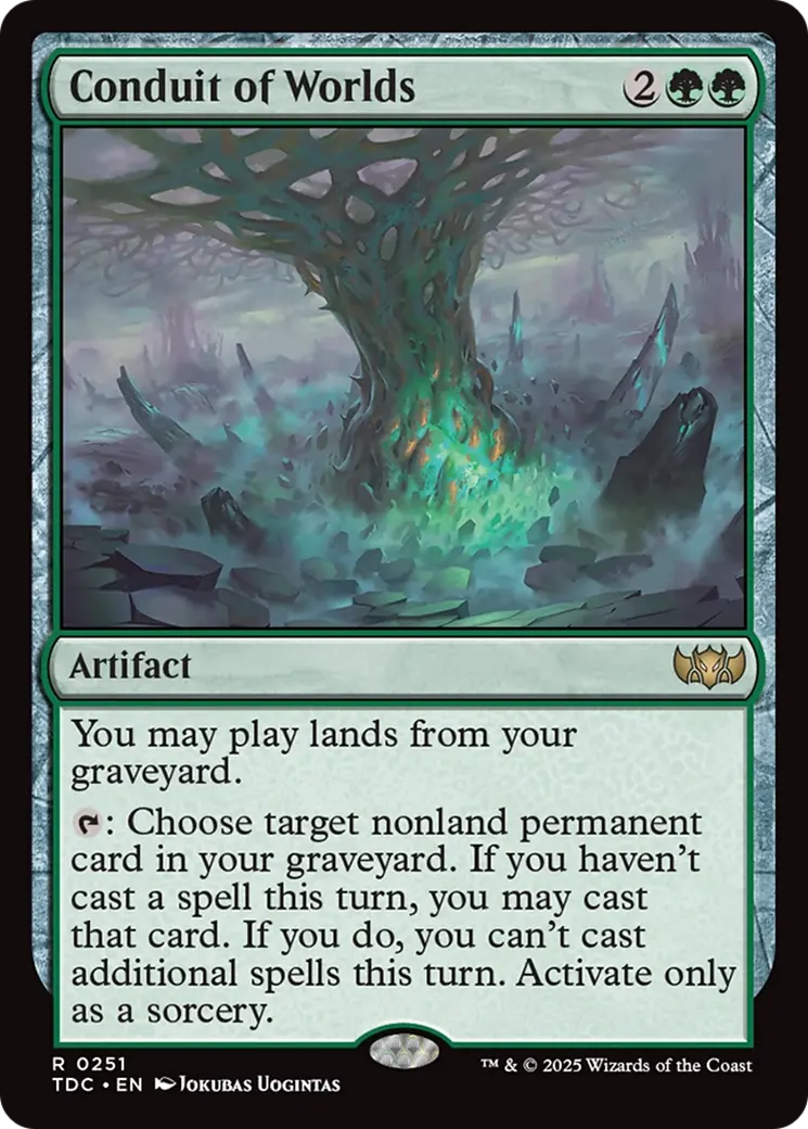 Conduit Of Worlds [Tarkir: Dragonstorm Commander] 1