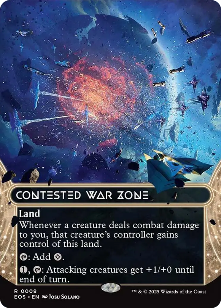 Contested War Zone (0008) (Borderless) [Edge Of Eternities: Stellar Sights] 1
