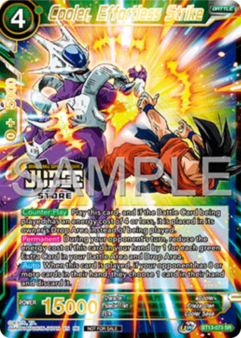 Cooler, Effortless Strike (Judge Pack Vol.17) (Store) (Bt13-073) [Tournament Promotion Cards] 1