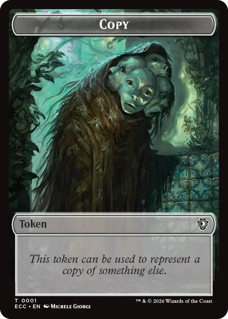 Copy // Scarecrow Double-Sided Token [Lorwyn Eclipsed Tokens] 1