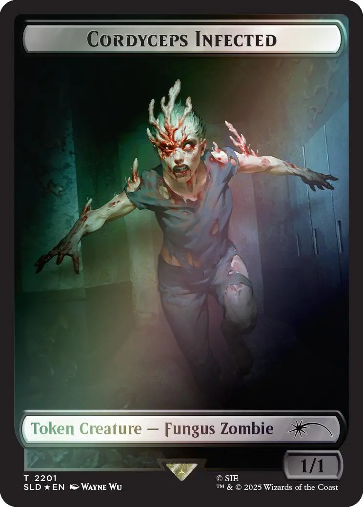 Cordyceps Infected Token (2201) (Rainbow Foil) [Secret Lair Drop Series] 1