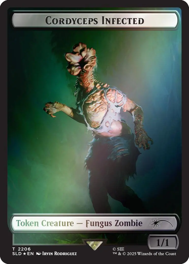 Cordyceps Infected Token (2206) (Rainbow Foil) [Secret Lair Drop Series] 1
