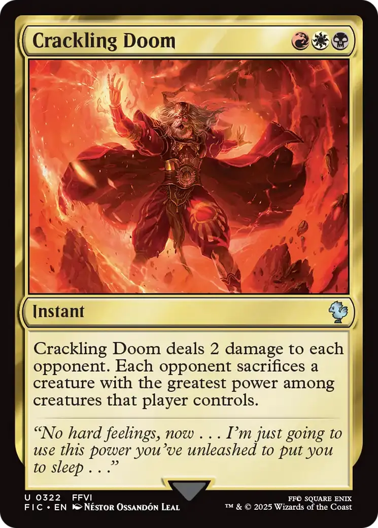 Crackling Doom [Final Fantasy Commander] 1