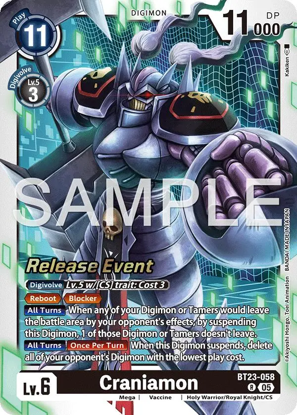Craniamon [Bt23-058] [Hackers' Slumber Release Event Cards] 1