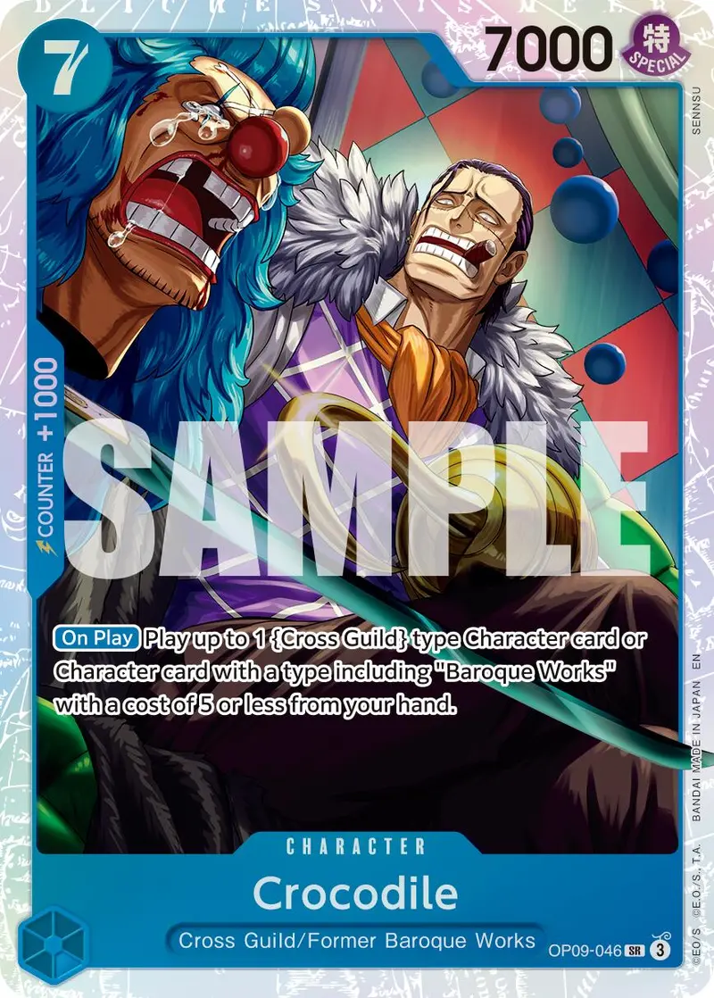Crocodile (Op09-046) (Reprint) [Premium Booster -The Best- Vol. 2] 1