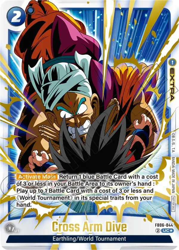 Cross Arm Dive (Limited Pack 02) (Alternate Art) [Fusion World Tournament Cards] 1