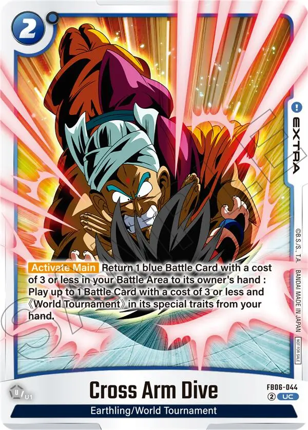 Cross Arm Dive (Limited Pack 02) [Fusion World Tournament Cards] 1