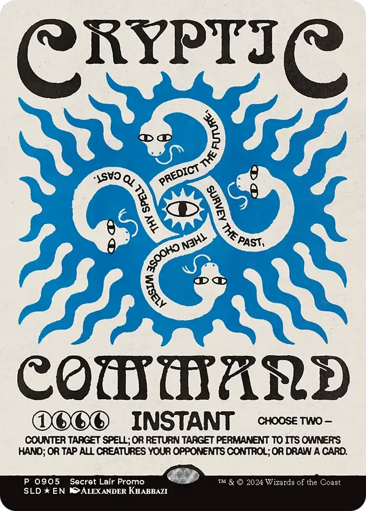 Cryptic Command (Rainbow Foil) [Secret Lair Drop Series] 1