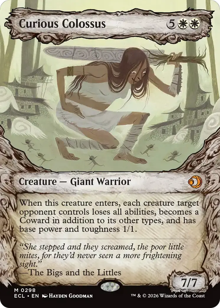 Curious Colossus (Showcase) [Lorwyn Eclipsed] 1