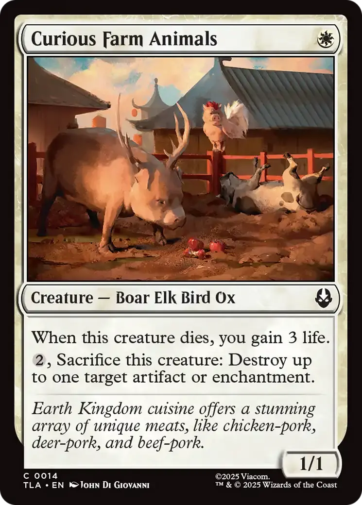 Curious Farm Animals [Avatar: The Last Airbender] 1