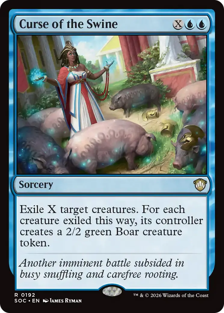 Curse Of The Swine [Secrets Of Strixhaven Commander] 1