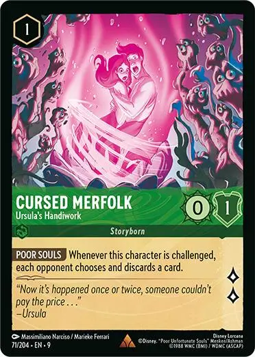 Cursed Merfolk - Ursula's Handiwork (71/204) [Fabled] 1