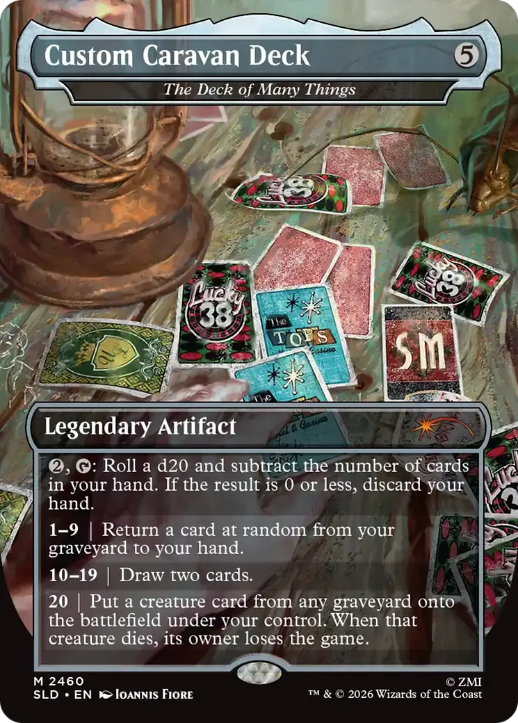 Custom Caravan Deck - The Deck Of Many Things [Secret Lair Drop Series] 1