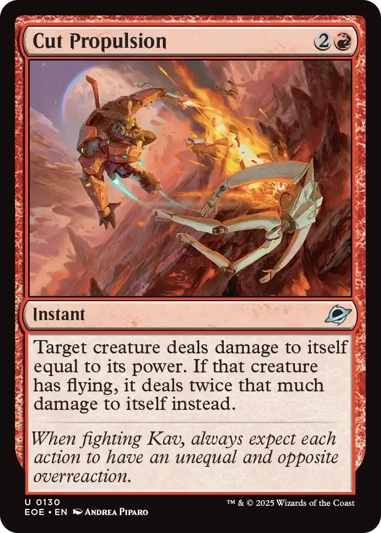 Cut Propulsion [Edge Of Eternities] 1