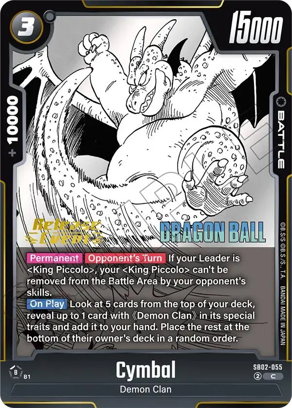 Cymbal [Manga Booster 02 Release Event Cards] 1