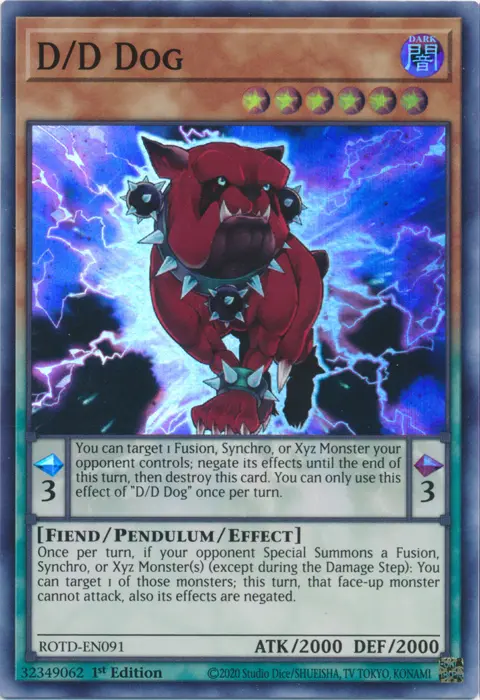 D/D Dog [Rotd-En091] Super Rare 1