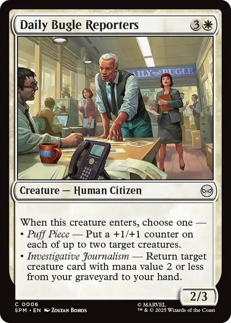 Daily Bugle Reporters [Marvel's Spider-Man] 1