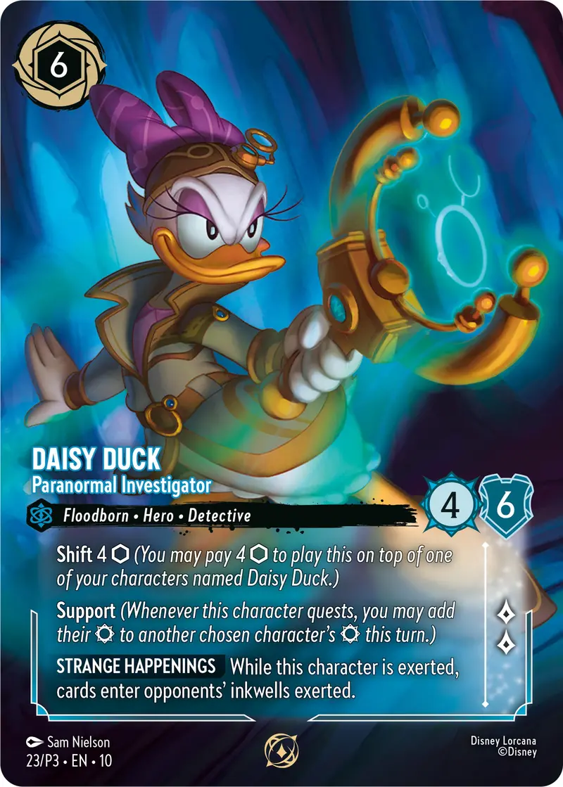 Daisy Duck - Paranormal Investigator (Store Championship Participant) (23) [Promo Cards] 1