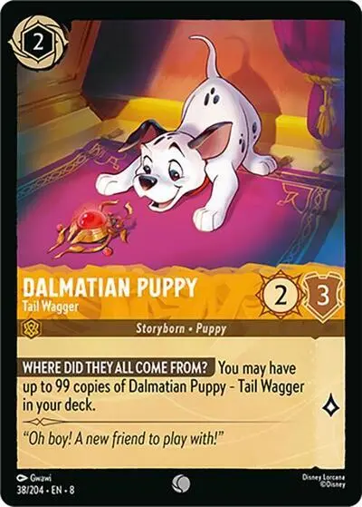 Dalmatian Puppy - Tail Wagger (38/204) [Reign Of Jafar] 1