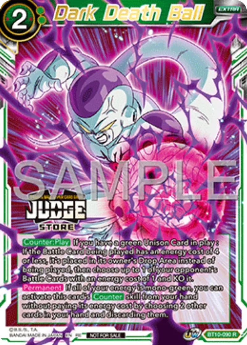 Dark Death Ball (Judge Pack Vol.17) (Store) (Bt10-090) [Tournament Promotion Cards] 1