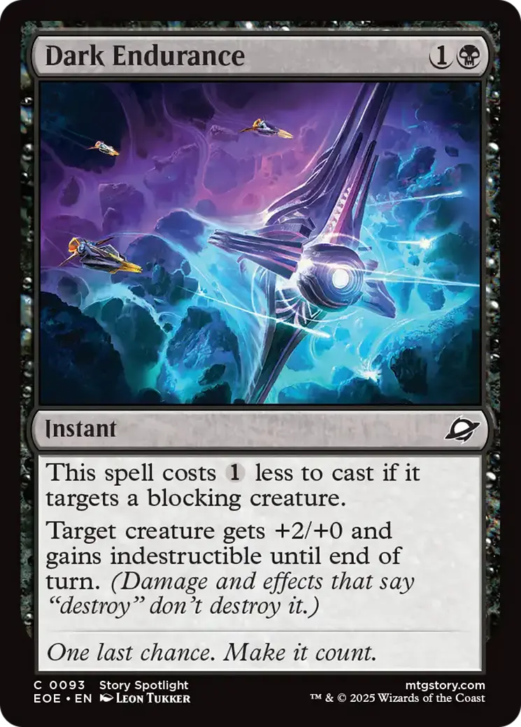 Dark Endurance [Edge Of Eternities] 1