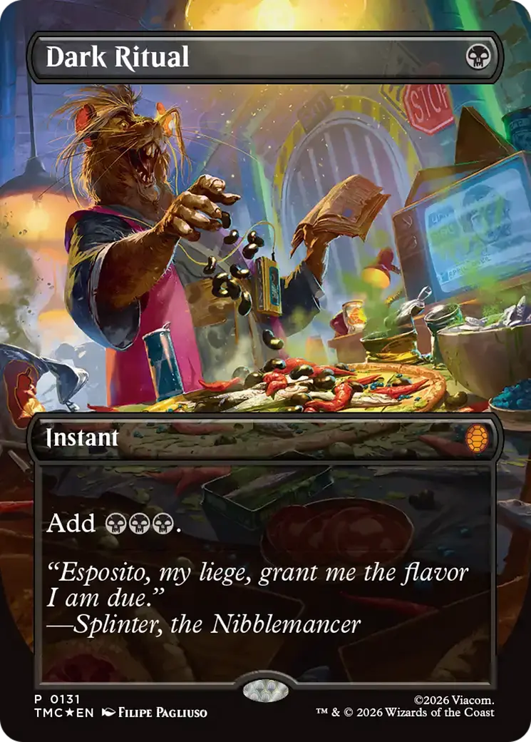 Dark Ritual (Borderless) [Teenage Mutant Ninja Turtles Commander] 1