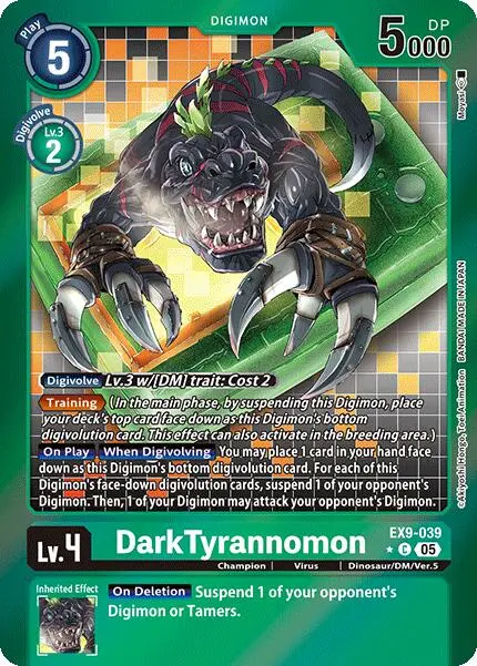 Darktyrannomon [Ex9-039] (Limited Foil) [Versus Monsters] 1