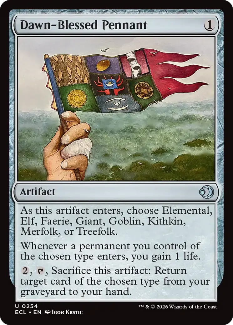 Dawn-Blessed Pennant [Lorwyn Eclipsed] 1