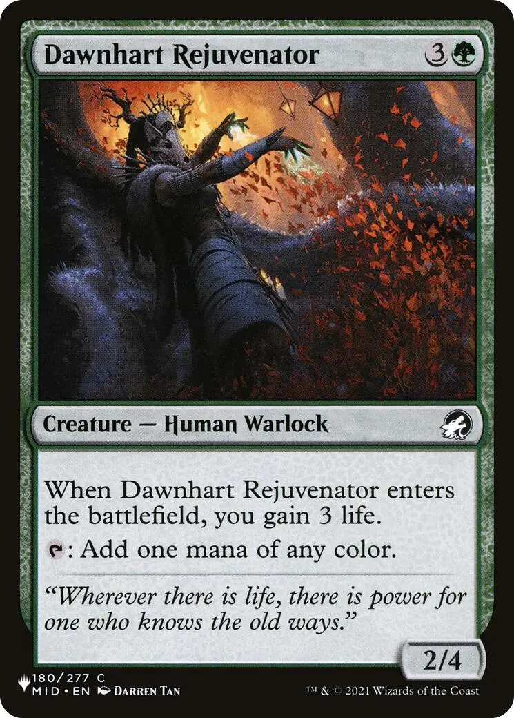 Dawnhart Rejuvenator [The List] 1