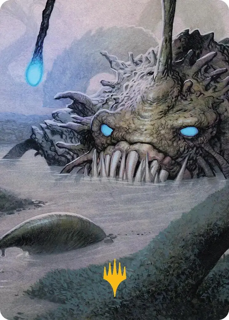 Deceit Art Card (Gold-Stamped Planeswalker Symbol) [Lorwyn Eclipsed Art Series] 1