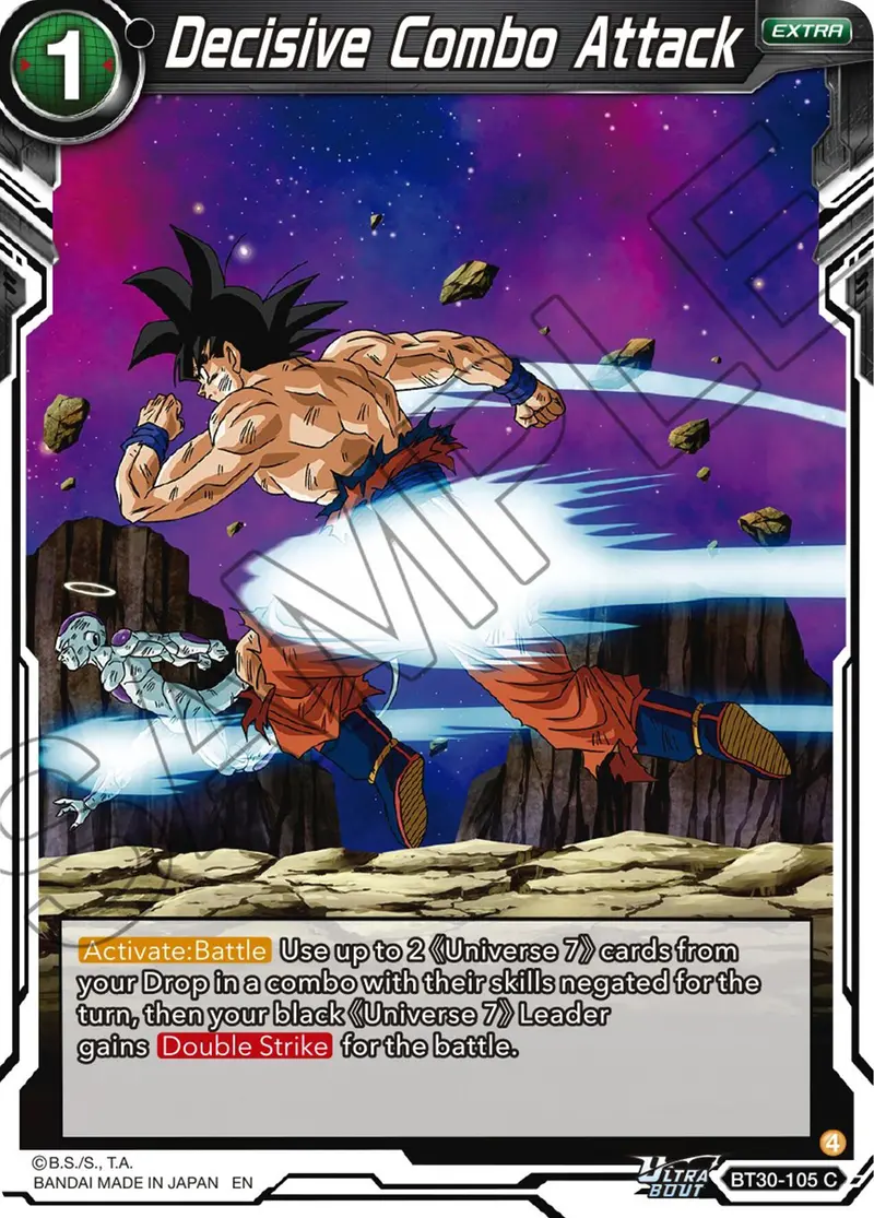 Decisive Combo Attack (Bt30-105) [Three Glorious Fighters] 1