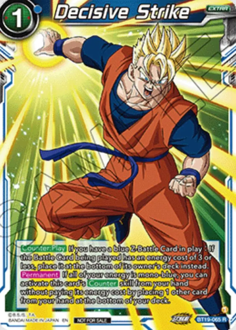 Decisive Strike (Ultra-Bout Series Tournament Pack Vol.1) (Bt19-065) [Tournament Promotion Cards] 1