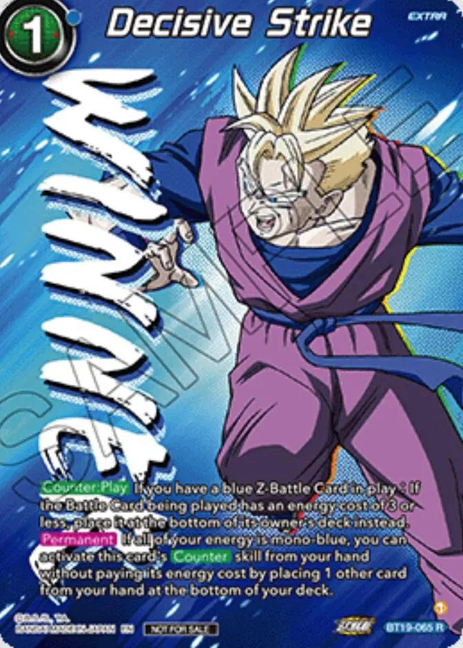 Decisive Strike (Ultra-Bout Series Tournament Pack Vol.1) (Winner) (Bt19-065) [Tournament Promotion Cards] 1