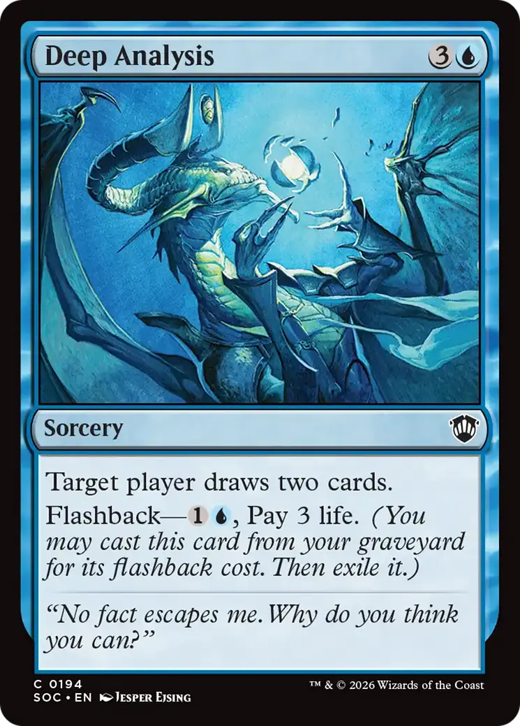 Deep Analysis [Secrets Of Strixhaven Commander] 1