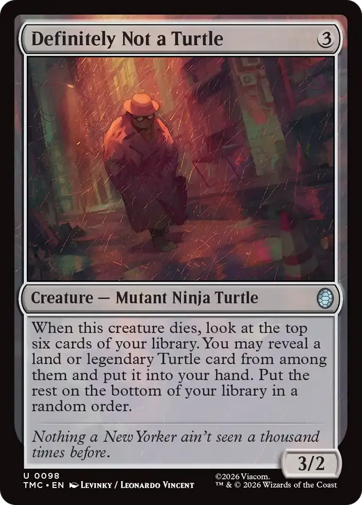 Definitely Not A Turtle [Teenage Mutant Ninja Turtles Commander] 1