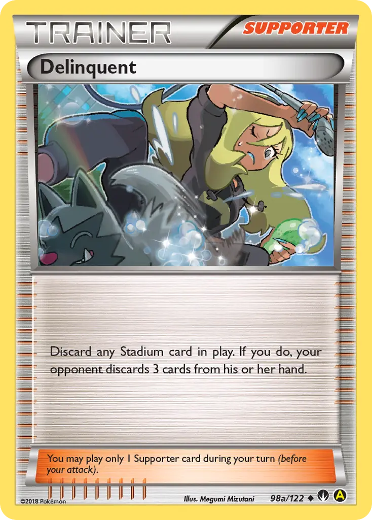 Delinquent (98A/122) [Alternate Art Promos] 1