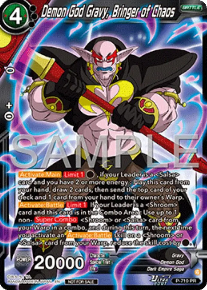 Demon God Gravy, Bringer Of Chaos (Ultra-Bout Series Tournament Pack Vol.13) (P-710) [Tournament Promotion Cards] 1