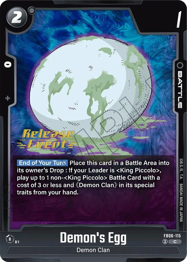 Demon's Egg [Rivals Clash Release Event Cards] 1