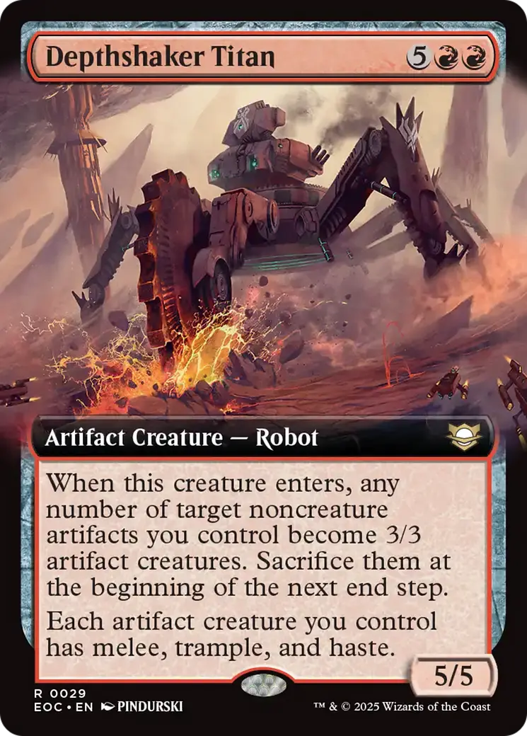 Depthshaker Titan (Extended Art) [Edge Of Eternities Commander] 1