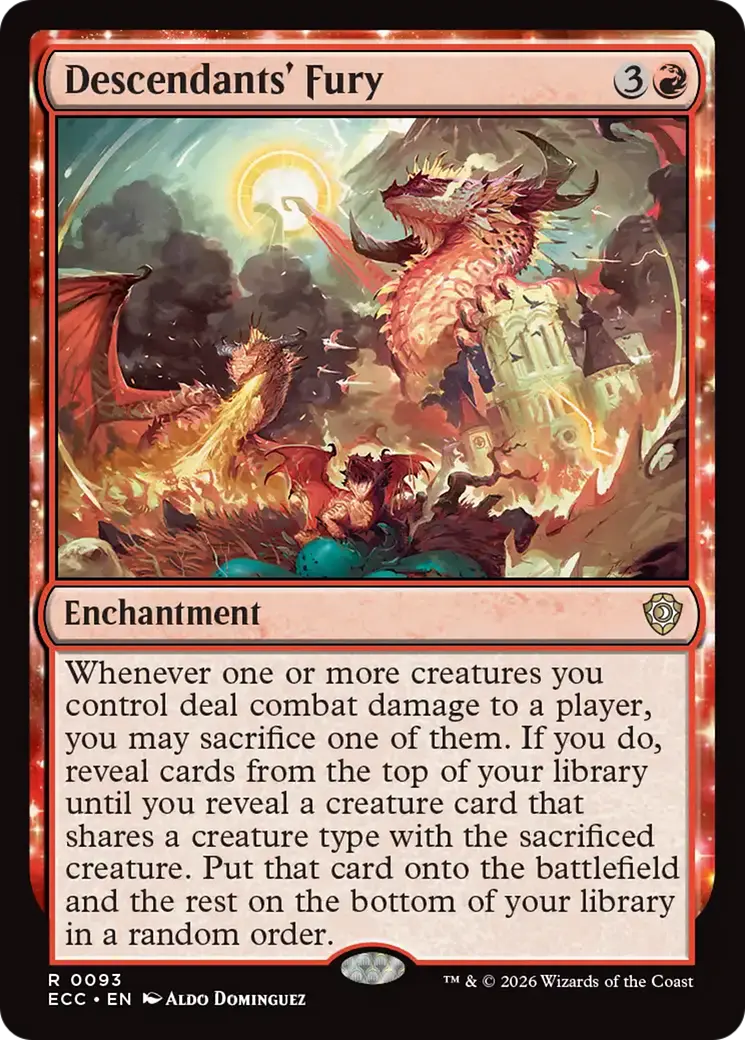 Descendants' Fury [Lorwyn Eclipsed Commander] 1
