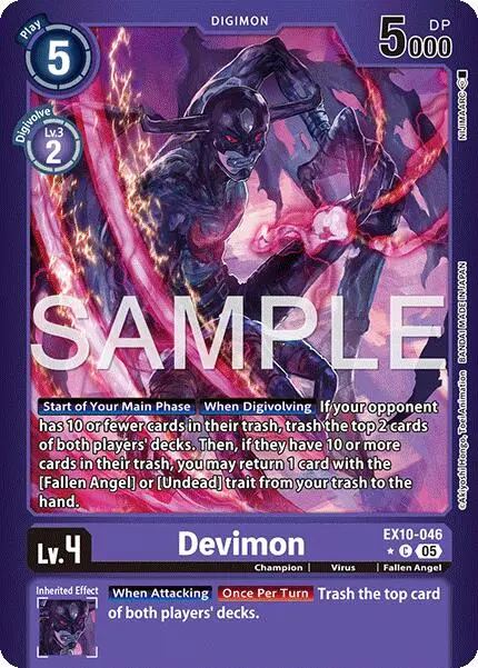 Devimon [Ex10-046] (Limited Foil) [Sinister Order] 1