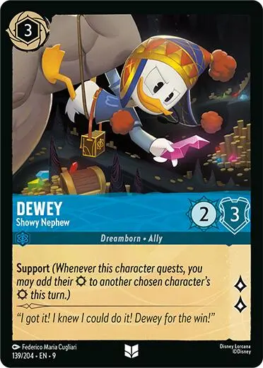 Dewey - Showy Nephew (139/204) [Fabled] 1